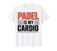 Divertente Padel Tennis è Il Mio Cardio Mens Maglietta
