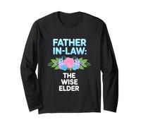 Divertente Padre Legge dicendo Il Saggio Anziano Sarcastico Maglia a Manica