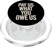Divertente Pagaci Quello che ci devi Dire Umorismo Donne Uomini PopSockets PopGrip per MagSafe