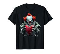 Divertente Pagliaccio Horror - Abbracci gratuiti Gothic Halloween Vibes Maglietta