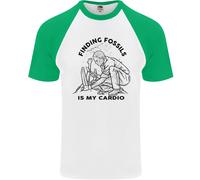 Divertente Palaeontology Alla Ricerca Fossils Is My Cardio DA UOMO S/S T-Shirt