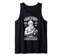 Divertente Palestra Charles Darwin Allargamento Dell'Umanità Kettlebell Canotta