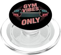 Divertente palestra di sollevamento pesi è la mia terapia solo vibrazioni da palestra PopSockets PopGrip per MagSafe