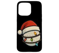 Divertente pallina da golf natalizia con Babbo Natale Custodia per iPhone 15 Pro Max