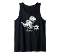 Divertente Pallone da Calcio T-Rex Graphic - Simpatico Amante dei Dinosauri Canotta
