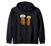 Divertente pan di zenzero I Can't Feel My Legs Natale Humor Felpa con Cappuccio