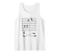 Divertente Panda Bears Musica Yoga Giocare con Le Note Canotta