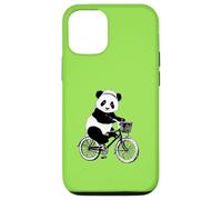 Divertente panda su una bicicletta carino orso in bicicletta Custodia per iPhone 12/12 Pro