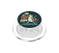 Divertente pane cottura rana che prova all'alba PopSockets PopGrip per MagSafe