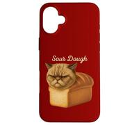 Divertente Pane Puro Arancia Tabby Cat Appena Sotto Pasta Acida Custodia per iPhone 16 Plus