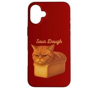 Divertente Pane Puro Arancia Tabby Cat Appena Sotto Pasta Acida Custodia per iPhone 16 Plus