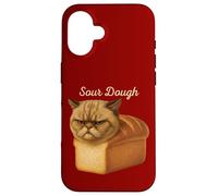 Divertente Pane Puro Gatto Persiano Appena Sotto Pasta Acida Custodia per iPhone 16