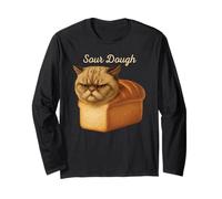 Divertente Pane Puro Gatto Persiano Appena sotto Pasta Acida Maglia a Manica