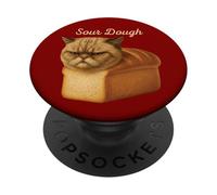 Divertente Pane Puro Gatto Persiano Appena Sotto Pasta Acida PopSockets PopGrip Adesivo