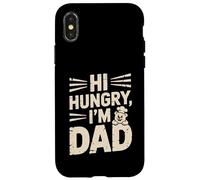 Divertente papà affamato papà scherzo dicendo frase di famiglia divertente Custodia per iPhone X/XS