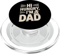 Divertente papà affamato papà scherzo dicendo frase di famiglia divertente PopSockets PopGrip per MagSafe