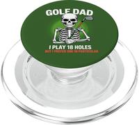 Divertente papà da golf scheletro 18 buche umorismo golfista PopSockets PopGrip per MagSafe