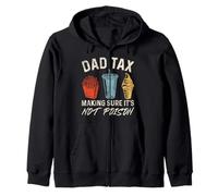 Divertente papà fiscale fare sicuro che non è avvelenato festa del papà Felpa con Cappuccio