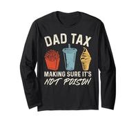 Divertente papà fiscale fare sicuro che non è avvelenato festa del papà Maglia a Manica