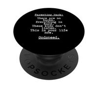 Divertente Papà Mamma Hack Tutto è Difficile Sarcastico Genitori PopSockets PopGrip Adesivo