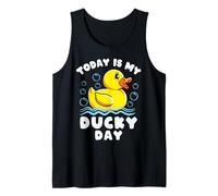 Divertente Papera di Oggi è Il Mio Ducky Day Lucky Canotta