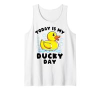 Divertente Papera di Oggi è Il Mio Ducky Day Lucky Canotta