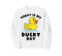 Divertente Papera di Oggi è Il Mio Ducky Day Lucky Felpa
