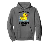 Divertente Papera di Oggi è Il Mio Ducky Day Lucky Felpa con Cappuccio