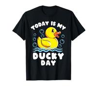 Divertente Papera di Oggi è Il Mio Ducky Day Lucky Maglietta