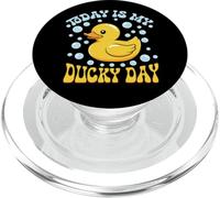 Divertente papera di Oggi è il mio Ducky Day Lucky PopSockets PopGrip per MagSafe