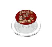 Divertente paracadute natalizio in miniatura con pastore americano PopSockets PopGrip per MagSafe