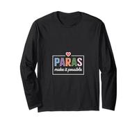 Divertente Paras dicendo Rendere Possibile Nome audace Maglia a Manica