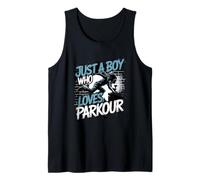 Divertente Parkour Solo un ragazzo che ama il parkour free running Canotta