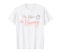 Divertente Pasqua Mamma Mattina Chaos Bunny Vibes Maglietta