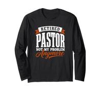 Divertente Pastore in Pensione Non è più Il Mio Problema Maglia a Manica