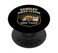 Divertente pastore pastore giovanile leader della chiesa umorismo sermone scherzo PopSockets PopGrip Adesivo