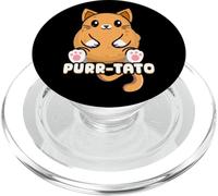 Divertente Patata Gatto Purrtato Gattino Amante Cibo Pun PopSockets PopGrip per MagSafe