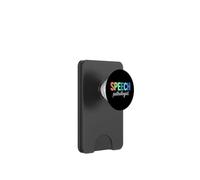 Divertente patologo del discorso celebra la professione PopSockets PopWallet per MagSafe