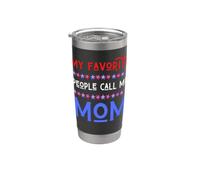 Divertente patriottico 4 luglio Le mie persone preferite mi chiamano mamma amore Bicchiere termico in acciaio inox doppia parete