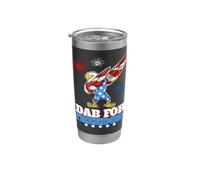 Divertente patriottico Eagle Dab per la libertà Bicchiere termico in acciaio inox doppia parete