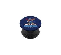Divertente patriottico Eagle Dab per la libertà PopSockets PopGrip Adesivo