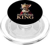 Divertente Pawesome Chihuahua King Dog Art PopSockets PopGrip per MagSafe
