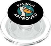 Divertente Pelican Meme Grande Becco Energia Costiera Uccello Spiaggia eccentrica PopSockets PopGrip per MagSafe