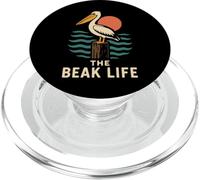 Divertente Pelican Meme Grande Becco Energia Costiera Uccello Spiaggia eccentrica PopSockets PopGrip per MagSafe
