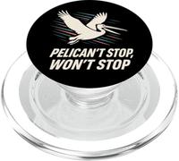 Divertente Pelican Meme Grande Becco Energia Costiera Uccello Spiaggia eccentrica PopSockets PopGrip per MagSafe