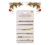 Divertente penna di carta favolosamente piatta, 2026, per segnalibro favolosamente piatto, sottile, leggera, multiuso, per segnalibri, strappabile per libri, per amanti dei libri e regali cruciverba