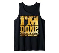 Divertente Pensionamento Insegnante università di Ho finito Canotta