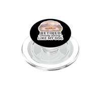 Divertente pensionato finalmente vivere come il mio cane mamma pensione PopSockets PopGrip per MagSafe
