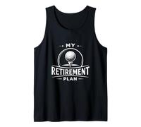 Divertente Pensione Il Mio Piano di Pensione Giocando A Golf Celebration Canotta