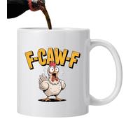 divertente per caffè | Ceramica Con Gallo Divertente 325 ml | Novità Di Gallo Per Bevande Calde Per Donne Uomini Compagni di Lavoro Tè Caffè Latte Cioccolato Calda Bevanda Tra